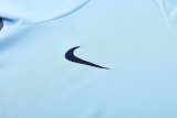 France Hooded Long Sleeved Blue 1:1 Training suit 24/25
