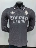 Real Madrid Third Player Long Sleeve 1:1 Quality Soccer Jersey 24/25