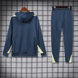 America Hooded Long Sleeved Blue 1:1 Training suit 24/25