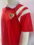 Sevilla FC Away Red Fans Retro  1:1 Quality Soccer Jersey 1992/1993
