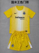 Inter Milan Goalkeeper Kids kits 1:1 Quality Soccer Jersey 25/26