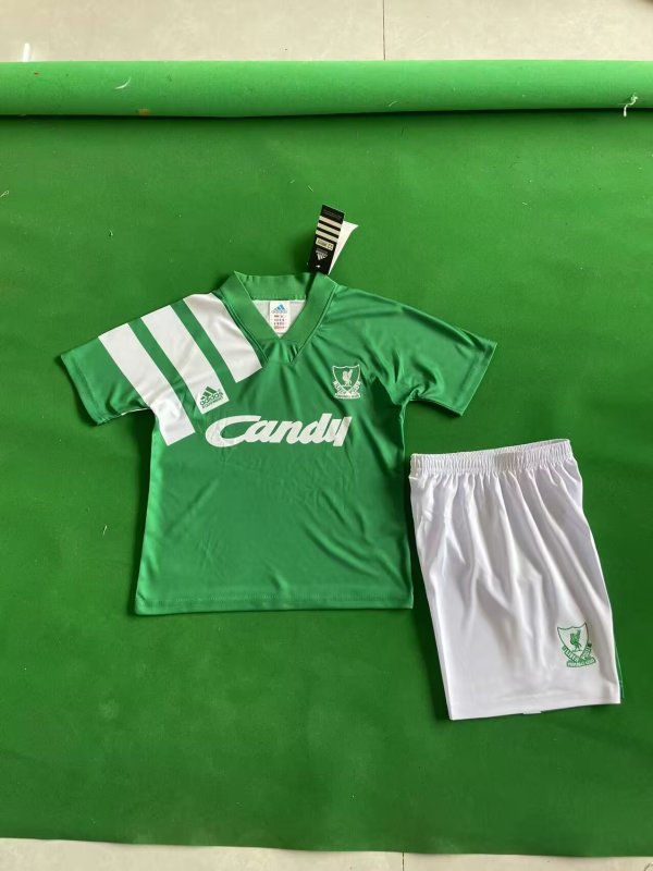 Liverpool Away Kids Retro 1:1 Quality Soccer Jersey 1991/1992