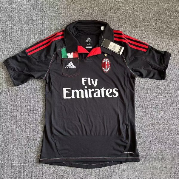 2012/13 AC Milan Third  Fans 1:1 Retro Soccer Jersey