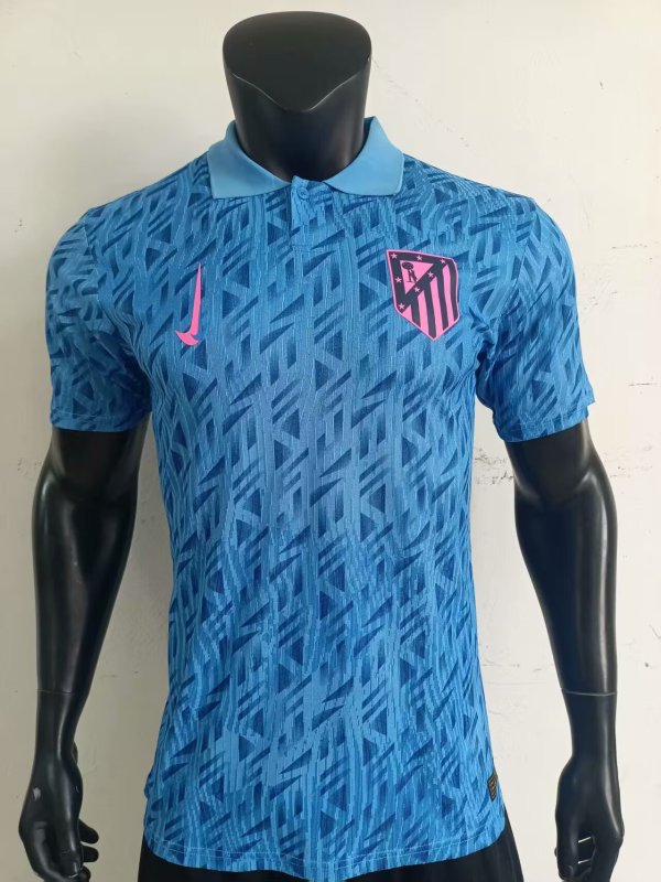 Atletico Madrid Polo shirt Player 1:1 Quality Soccer Jersey 24/25