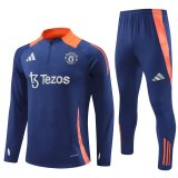 24/25  Manchester United Training  Blue 1:1 Quality Training Jersey