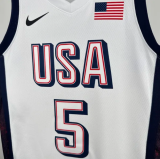 Team USA EDWARDS #5 White 1:1 Quality  NBA Jerseys 2025