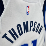 Mavericks THOMPSON #31 White 1:1 Quality NBA Jersey 2025