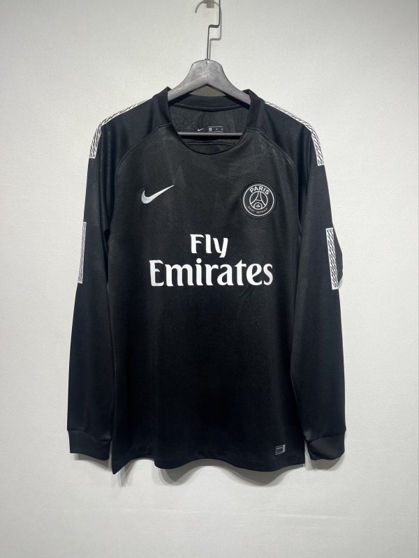 Paris Third Long Sleeve Fans Retro 1:1 Quality Soccer Jersey 2017/2018