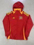 24/25  Manchester United Red Windbreaker