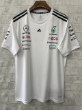 F1 Mercedes Short Sleeve Racing Suit 1:1 Quality F1 Jerseys 2025