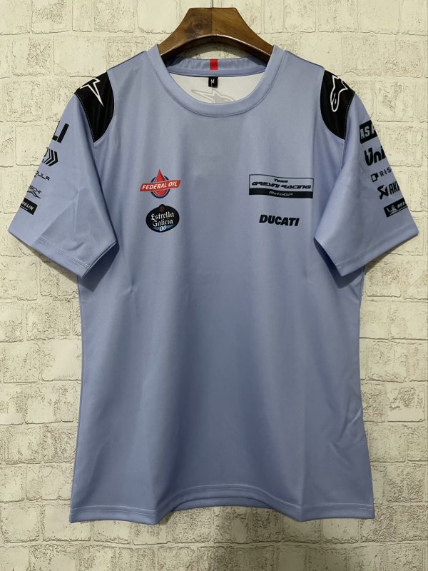 F1 racing suit T-shirt new McLaren team short sleeved round neck casual shirt 1:1 Quality F1 Jerseys 2024