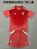 Nottingham Forest Goalkeeper Kids Kits 1:1 Quality Soccer Jersey 25/26