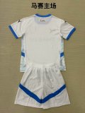 Marseille Home Kids Kits 1:1 Quality Soccer Jersey 24/25