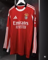 Benfica Home   Long sleeve Fans 1:1 Quality Soccer Jersey 25/26
