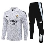 Real Madrid Printed White 1:1 Quality Training Jersey 24/25