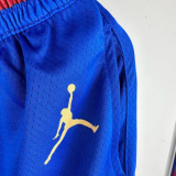 2025 Nuggets Blue Cotton 1:1 Quality NBA Pants