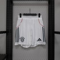 Bayern Munich Player Home White Shorts 25/26 Bayern Munich Player Home White Shorts 25/26