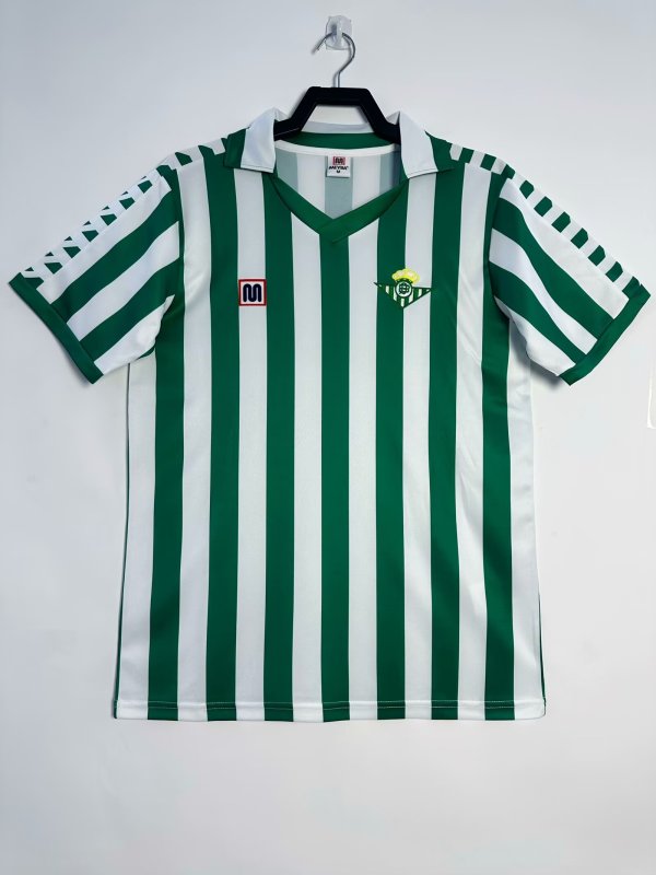 Real Betis Home Fans 1:1 Quality Retro Soccer Jersey 1982/1985