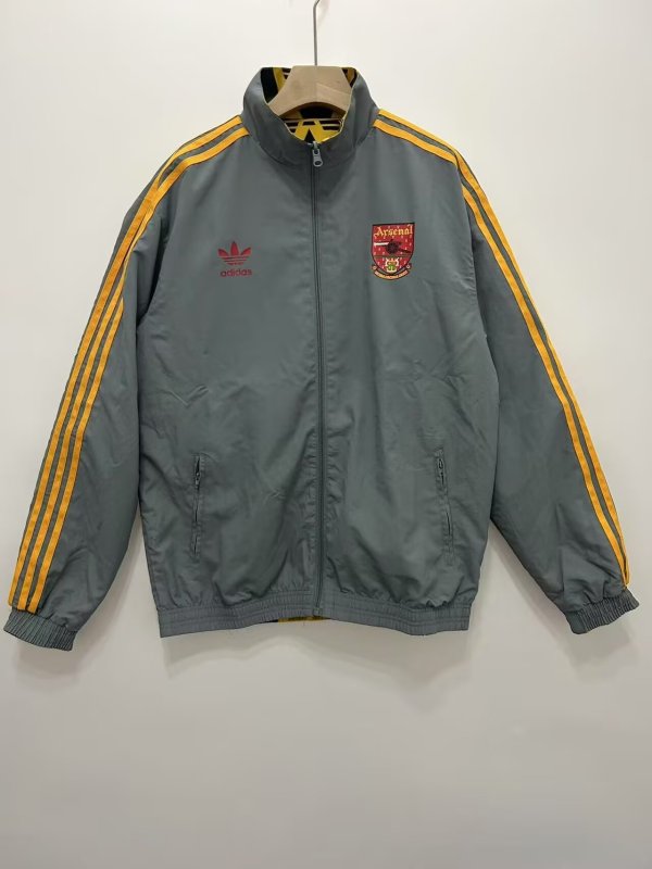 Arsenal Golden Grey Double Sided Windbreaker 24/25 双面