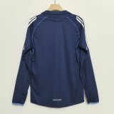 Real Madrid Away Long Sleeve Retro 1:1 Quality  Soccer Jersey 2005/2006