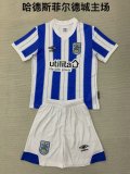 Huddersfield Town Home Kids Kits 1:1 Quality Soccer Jersey 24/25