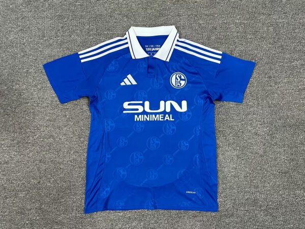 Schalke 04 Blue Home Fans 1:1 Quality Soccer Jersey 24/25