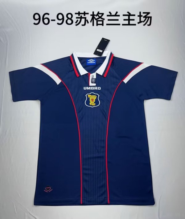 Scotland Home Fans 1:1 Quality Retro Soccer Jersey 1996/1998
