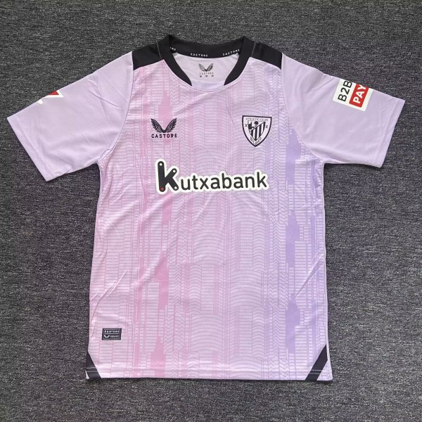 Athletic  Bilbao Training Clothes Pink Fans 1:1 Quality Soccer Jersey 24/25