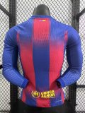 Barcelona  Home Long Sleeved  PLayer  1:1 Quality Soccer Jersey 25/26