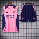 Arsenal Pink 1:1 Quality Training Vest（A-Set）24/25