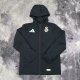 Real Madrid Black Windbreaker 24/25