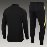 24/25  Real Madrid  Black Training Tracksuit 1:1 Quality Training Jersey