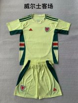 Wales Away Kids Kits 1:1 Soccer Jersey 24/25 Wales Away Kids Kits 1:1 Soccer Jersey 24/25