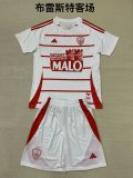 Stade Brestois 29 Away Kids Kits 1:1 Quality Soccer Jersey 24/25