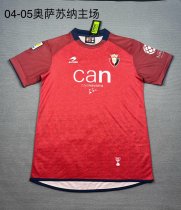 Osasuna Home Red Fans Retro 1:1 Quality Soccer Jersey 2004/2005 Osasuna Home Red Fans Retro 1:1 Quality Soccer Jersey 2004/2005