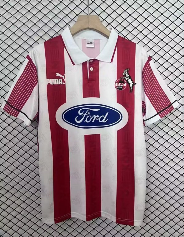 FC Köln Home Fans Retro 1:1 Quality Soccer Jersey 1995/1996