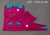Barcelona Training Tracksuit Red 1:1 Quality Soccer Jersey 24/25