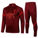 Liverpool  Maroon  Kids 1:1 Quality Training Jersey 21/22