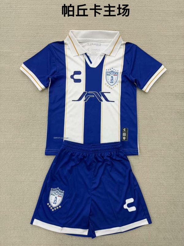 Pachuca Home Kids 1:1 Quality Soccer Jersey 25/26
