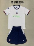 Bolton Wanderers Home Kids  Kits 1:1 Quality Soccer Jersey 24/25