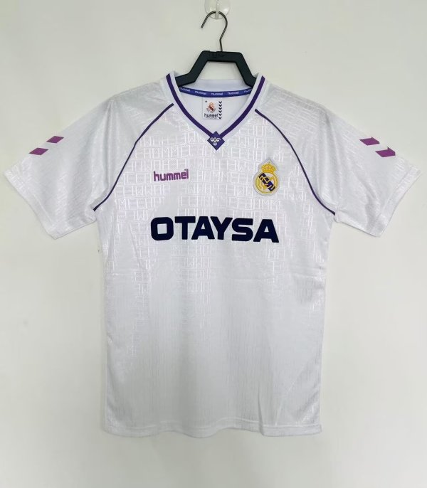 Real Madrid Home Fans 1:1 Quality Retro Soccer Jersey 1990/1992