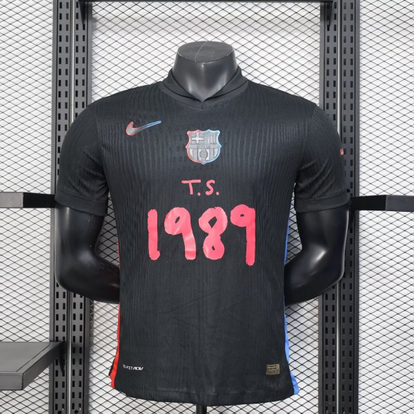 Barcelona Away PLayer(配广告)1:1 Quality Soccer Jersey 25/26