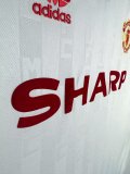 1998/1990  Manchester United Away Fans Retro  1:1 Quality  Soccer Jersey