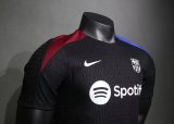 Barcelona Training Clothes Black PLayer 1:1 Quality Soccer Jersey 24/25