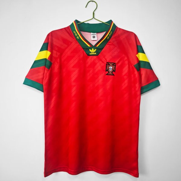 Portugal Home Fans 1:1 Quality Retro Soccer Jersey 1992/1994