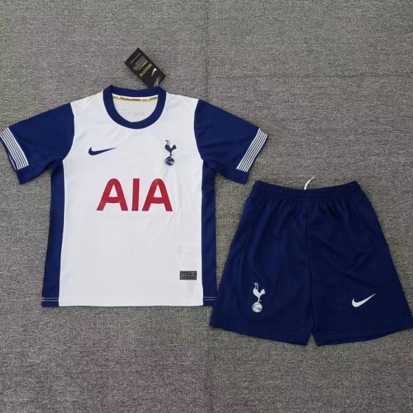 Tottenham Home White kids 1:1 Soccer Jersey 24/25