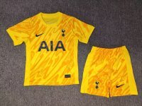 Tottenham Goalkeeper Kids Kits 1:1 Soccer Jersey 24/25