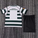 Sporting Lisbon Home Kids  Retro 1:1 Soccer Jersey 2001/2003