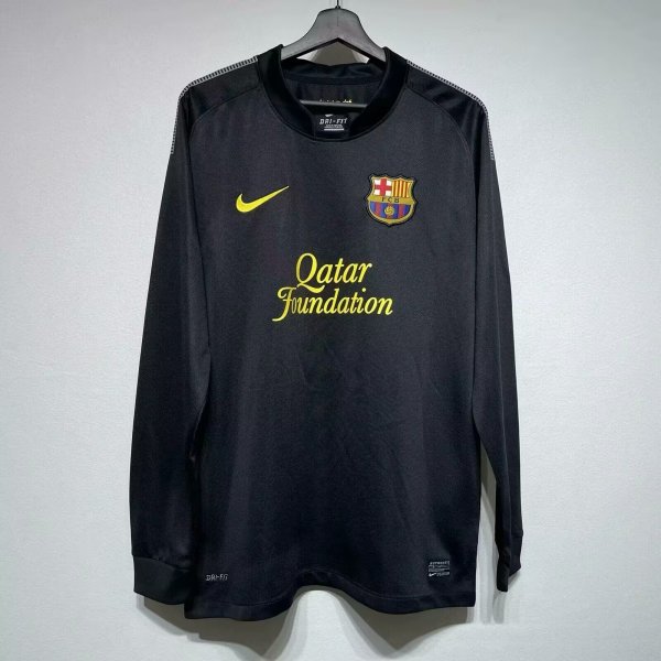 Barcelona Third Long Sleeve Retro 1:1 Quality Soccer Jersey 2011/2012