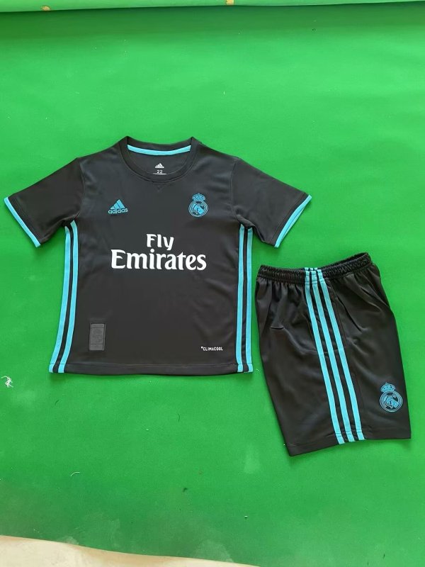 Real Madrid Away Kids Retro 1:1 Quality Soccer Jersey 2017/2018